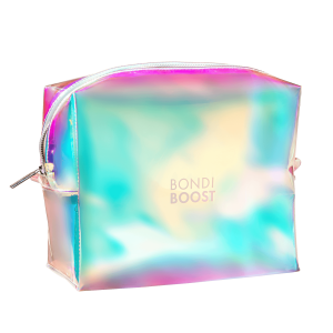 CLEAR TRAVEL BAG - HOLOGRAPHIC